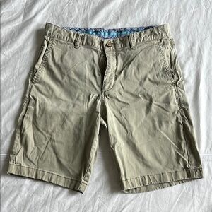 Men’s Tommy Bahama Tan Flat Front Shorts Waist 32